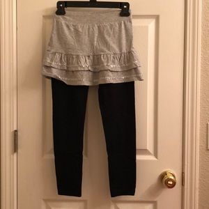 Black and grey skirt/leggings